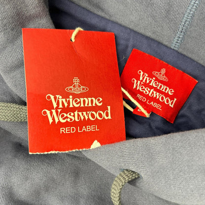 VivienneWestwoodRedLabel ヴィヴィアンウエストウッドレッドレーベル ネイビー コットン オーブ刺しゅう ロングパーカー トップス