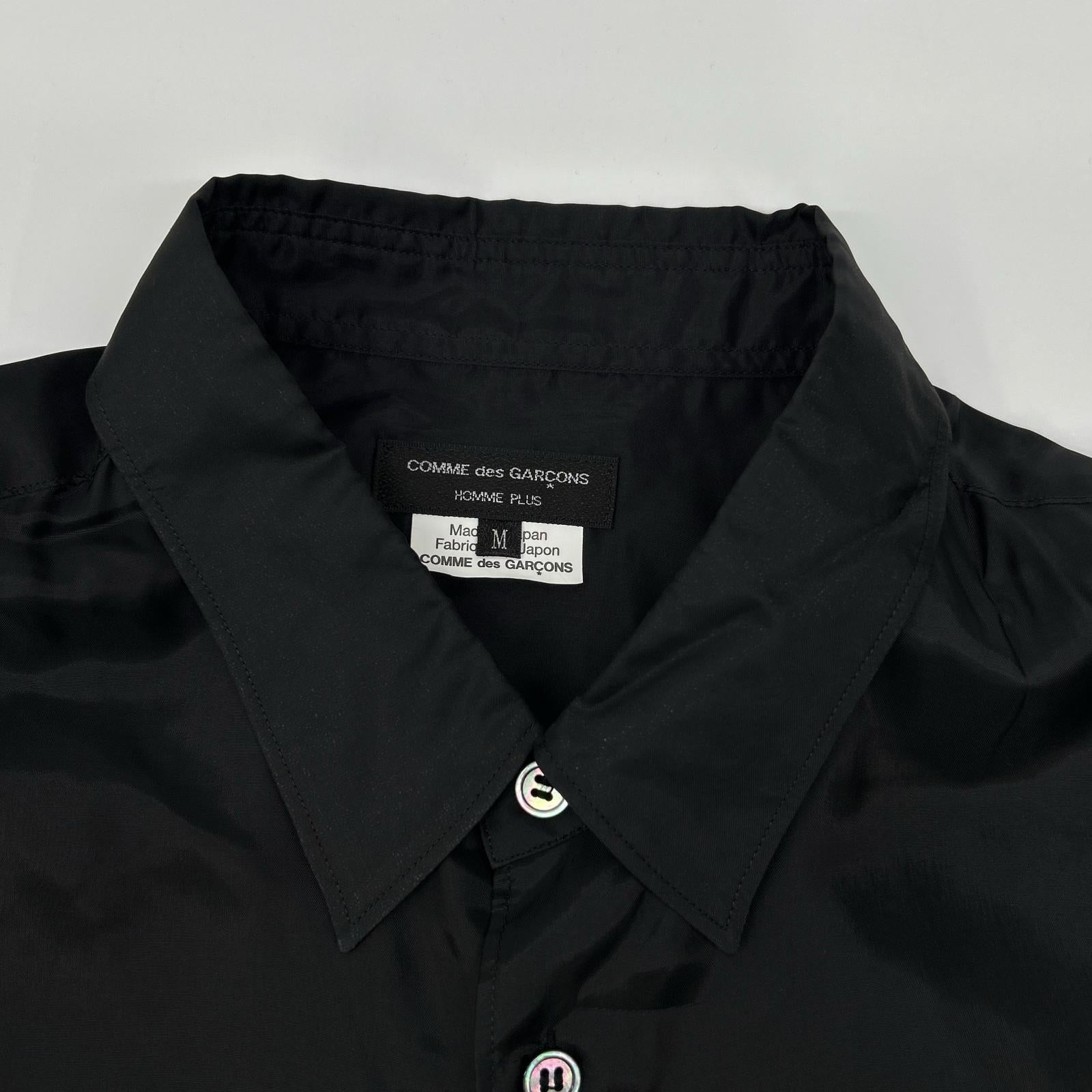 COMMEdesGARCONS HOMME PLUS コムデギャルソンオムプリュス 23SS PK-B005 ブラック×マルチカラー カラーチャート切替 ロングシャツ トップス