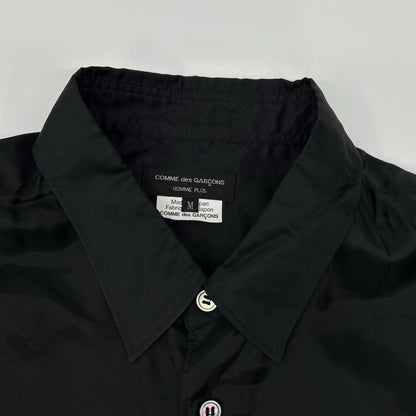 COMMEdesGARCONS HOMME PLUS コムデギャルソンオムプリュス 23SS PK-B005 ブラック×マルチカラー カラーチャート切替 ロングシャツ トップス