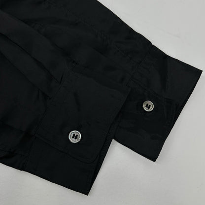 COMMEdesGARCONS HOMME PLUS コムデギャルソンオムプリュス 23SS PK-B005 ブラック×マルチカラー カラーチャート切替 ロングシャツ トップス