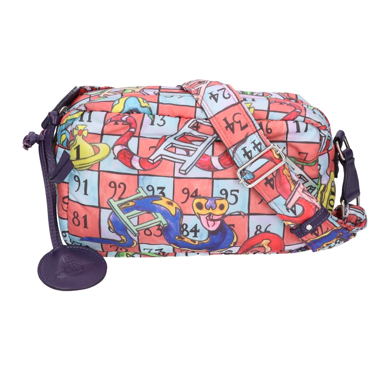 VivienneWestwood ヴィヴィアンウエストウッド 【Excellent Condition】SNAKES AND LADDERS Nylon Shoulder Bag