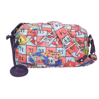 VivienneWestwood ヴィヴィアンウエストウッド 【Excellent Condition】SNAKES AND LADDERS Nylon Shoulder Bag