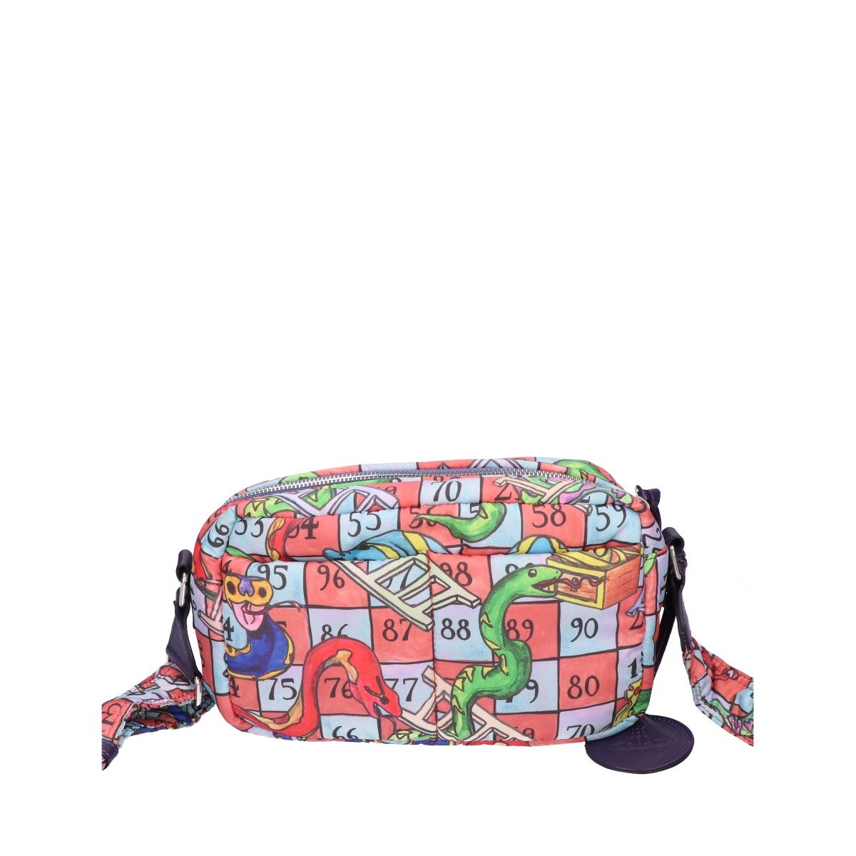 VivienneWestwood ヴィヴィアンウエストウッド 【Excellent Condition】SNAKES AND LADDERS Nylon Shoulder Bag