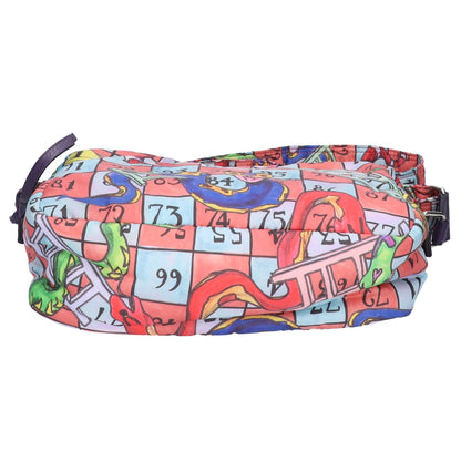 VivienneWestwood ヴィヴィアンウエストウッド 【Excellent Condition】SNAKES AND LADDERS Nylon Shoulder Bag