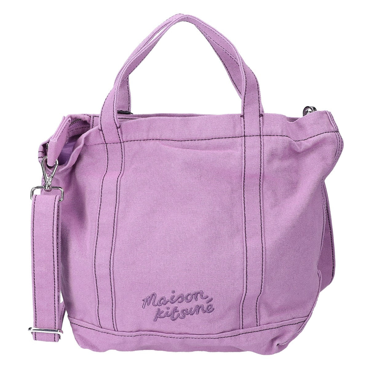 MAISON KITSUNE メゾンキツネ 【新品同様】LW05103WW0106 フォックスヘッド スモール 2WAYショルダー トートバッグ