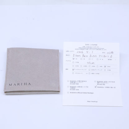 MARIHA マリハ 【美品】SV刻印 Silent Rain ネックレス マリンチェーン S 45cm ネックレス