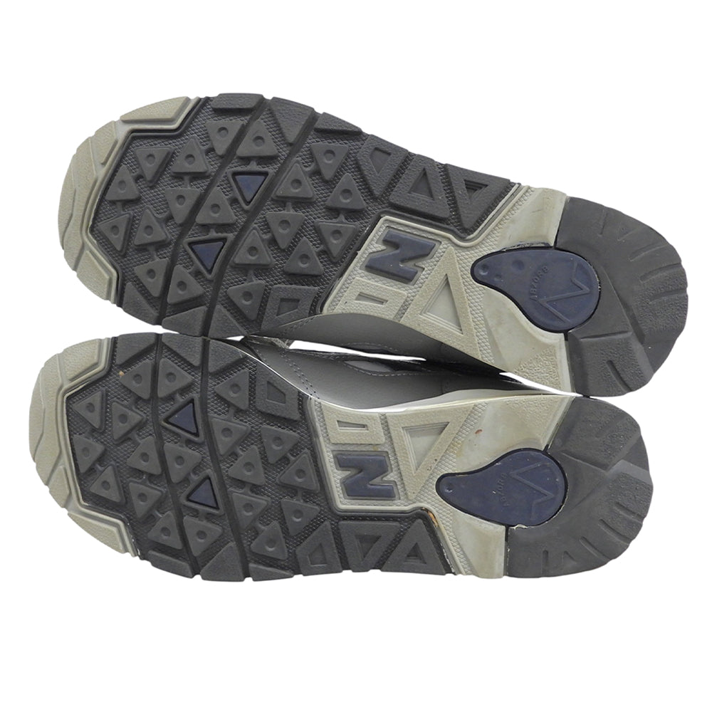 NEW BALANCE ニューバランス レザー 1600 ローカットスニーカー シューズ メンズ グレー×ネイビー 25.5cm CM1600LG シューズ