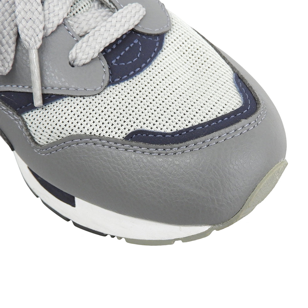 NEW BALANCE ニューバランス レザー 1600 ローカットスニーカー シューズ メンズ グレー×ネイビー 25.5cm CM1600LG シューズ