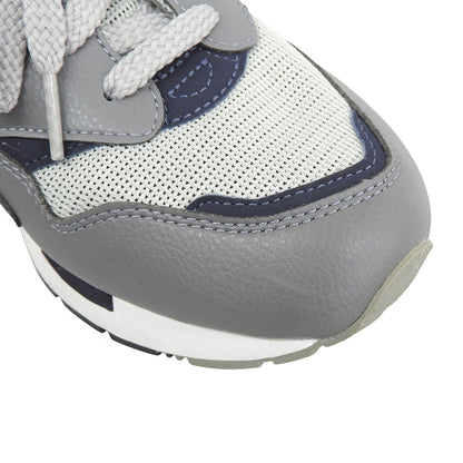 NEW BALANCE ニューバランス レザー 1600 ローカットスニーカー シューズ メンズ グレー×ネイビー 25.5cm CM1600LG シューズ