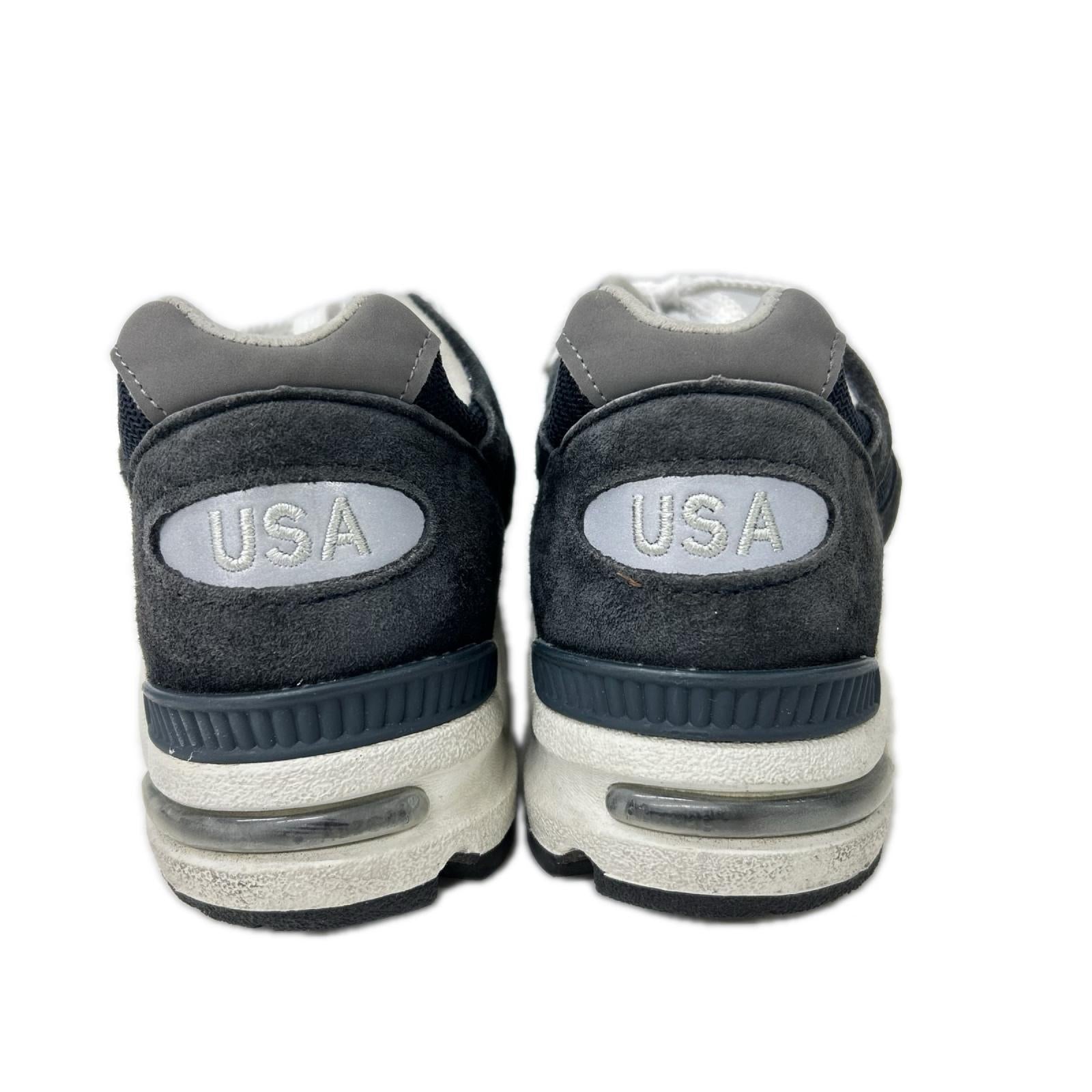 NEW BALANCE ニューバランス M990NB2 ネイビー USA製 スエード 990 V2 ローカットスニーカー シューズ