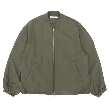 B&Y U-ARROWS ビューティーアンドユース ユナイテッドアローズ ナイロンツイル ジップアップ ブルゾン ジャケット レディース カーキ M 1625-199-5241 ジャケット
