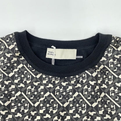 Tory Burch トリーバーチ ブラック×ホワイト ベルト付ワンピース 153977 ワンピース