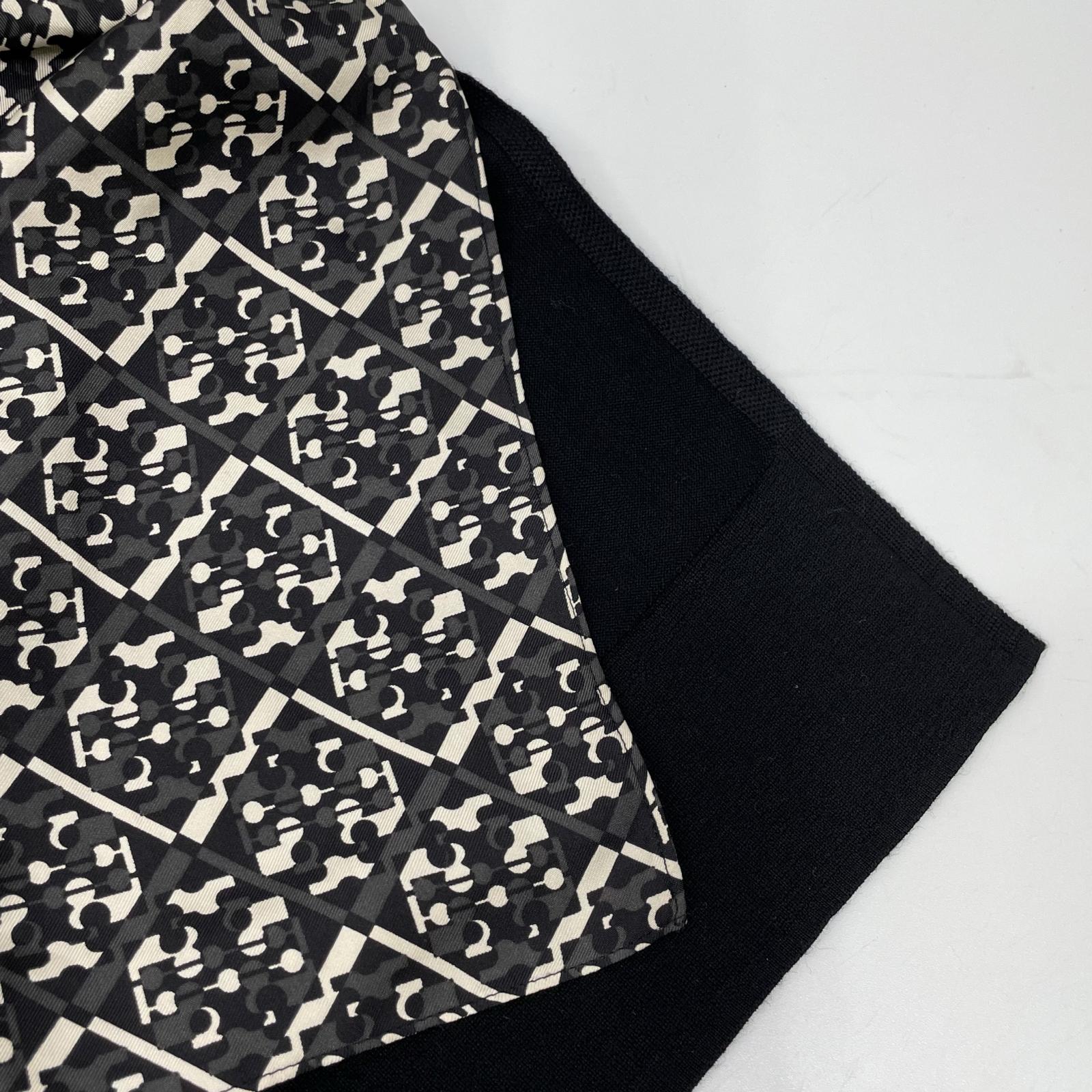 Tory Burch トリーバーチ ブラック×ホワイト ベルト付ワンピース 153977 ワンピース