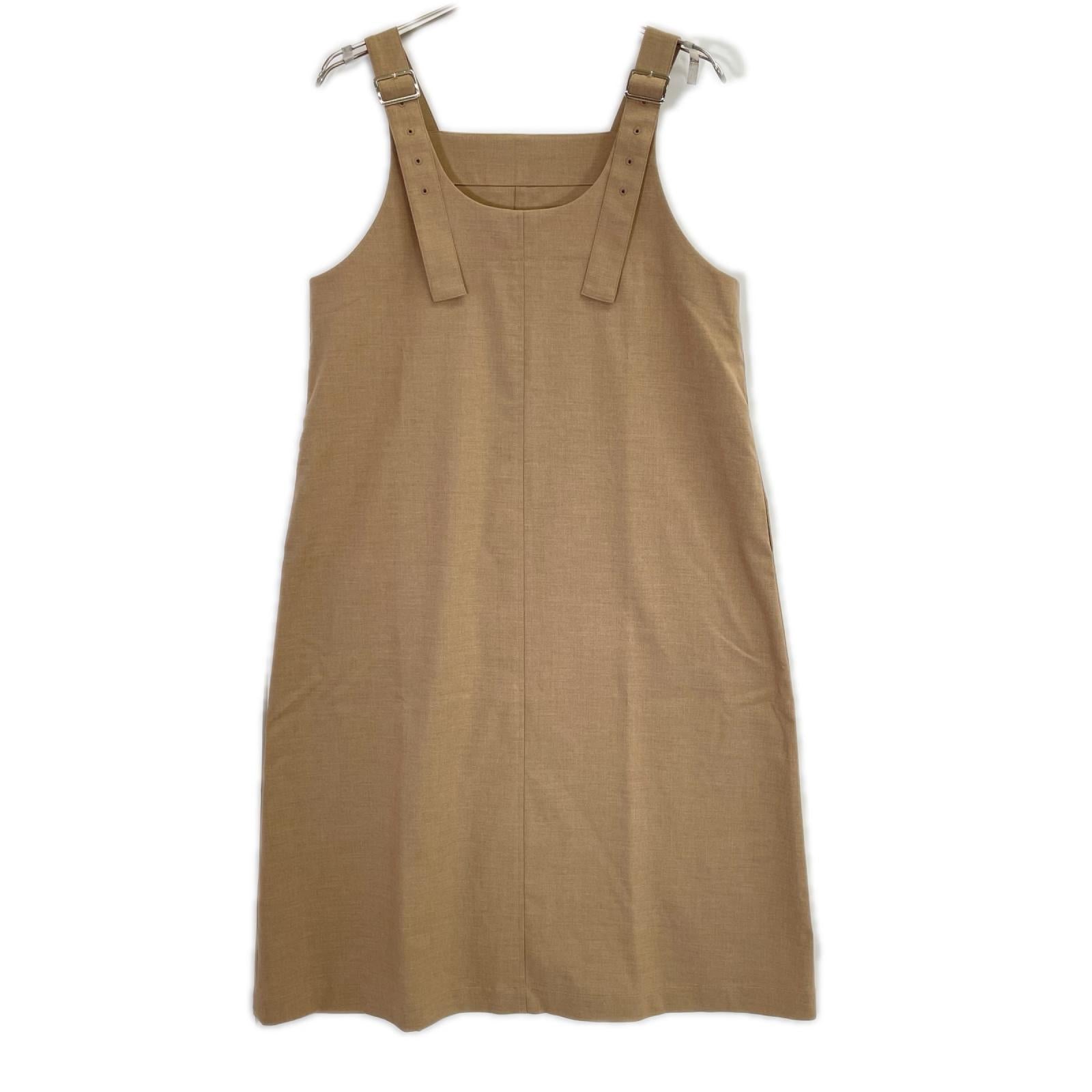 MACKINTOSH PHILOSOPHY マッキントッシュフィロソフィー H5J06-629-40 ベージュ レーヨン混 2wayジャンパースカート ワンピース