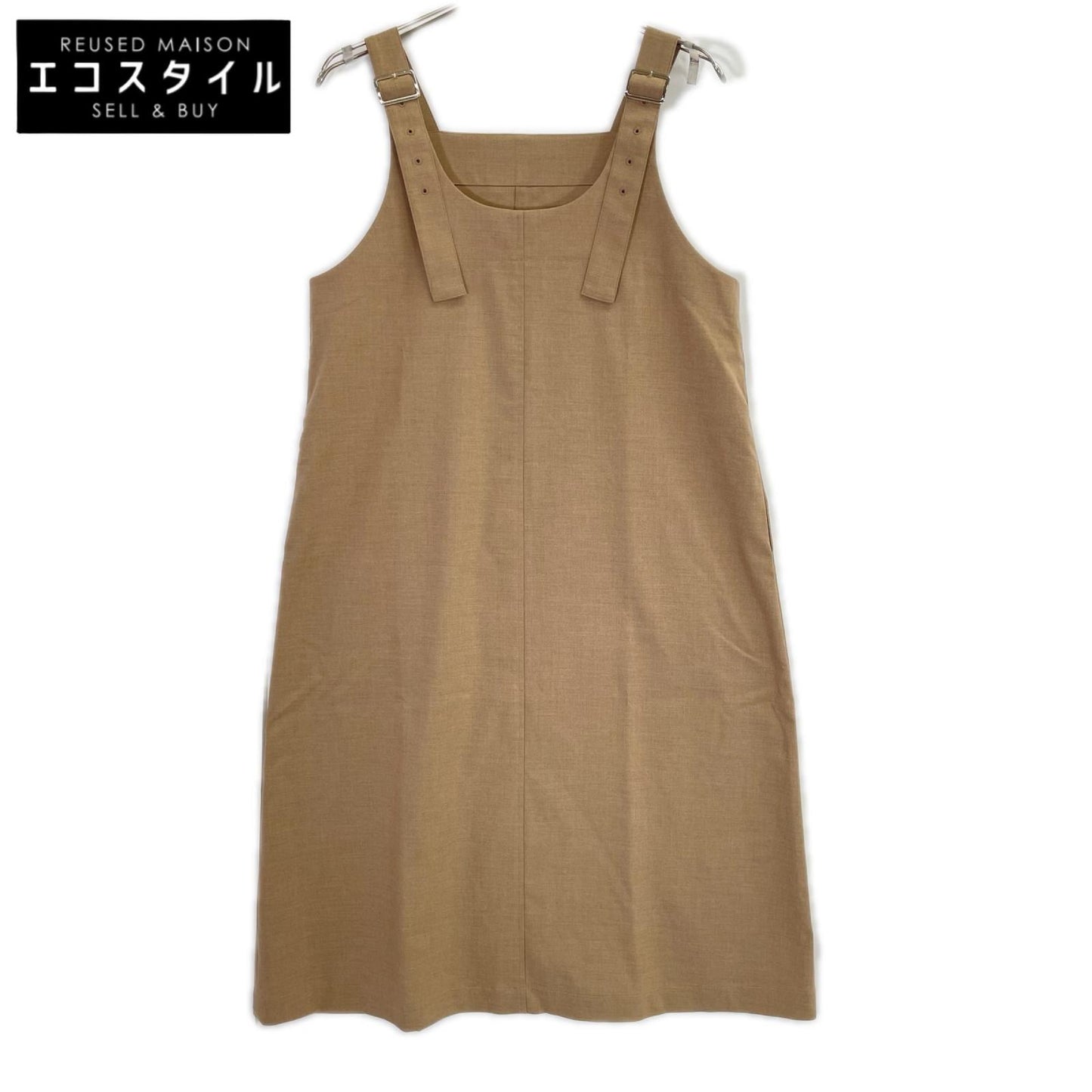 MACKINTOSH PHILOSOPHY マッキントッシュフィロソフィー H5J06-629-40 ベージュ レーヨン混 2wayジャンパースカート ワンピース