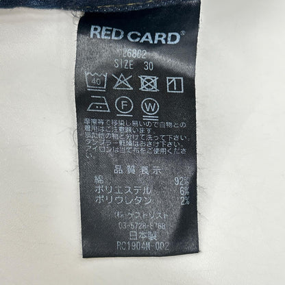RED CARD レッドカード 26862 インディゴ ストレッチ デニム パンツ ボトムス