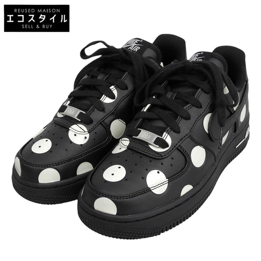 NIKE ナイキ 新品同様 AIR FORCE 1 '07 ローカット スニーカー シューズ レディース 黒 ブラック 23.5cm IR8647 001 シューズ