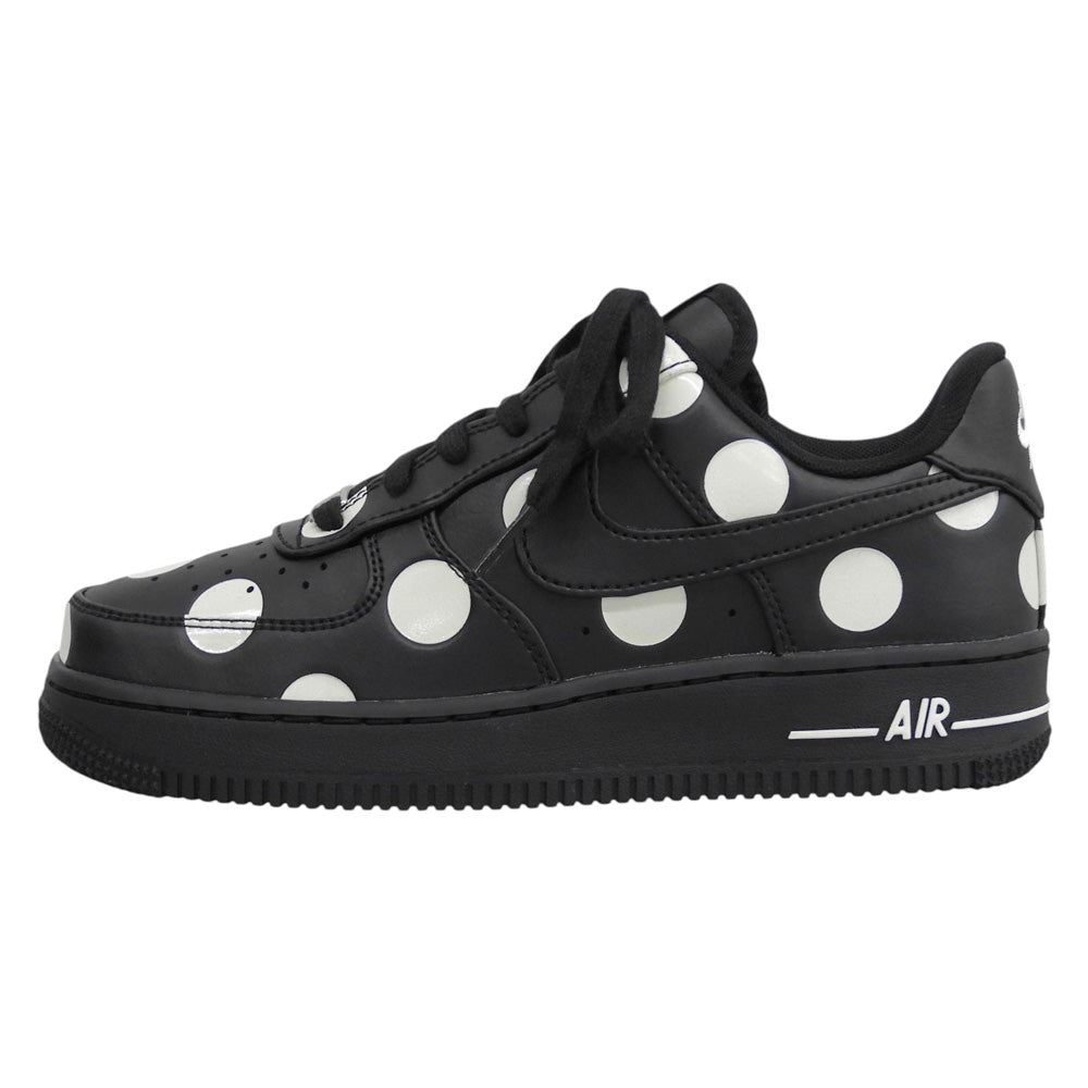 NIKE ナイキ 新品同様 AIR FORCE 1 '07 ローカット スニーカー シューズ レディース 黒 ブラック 23.5cm IR8647 001 シューズ