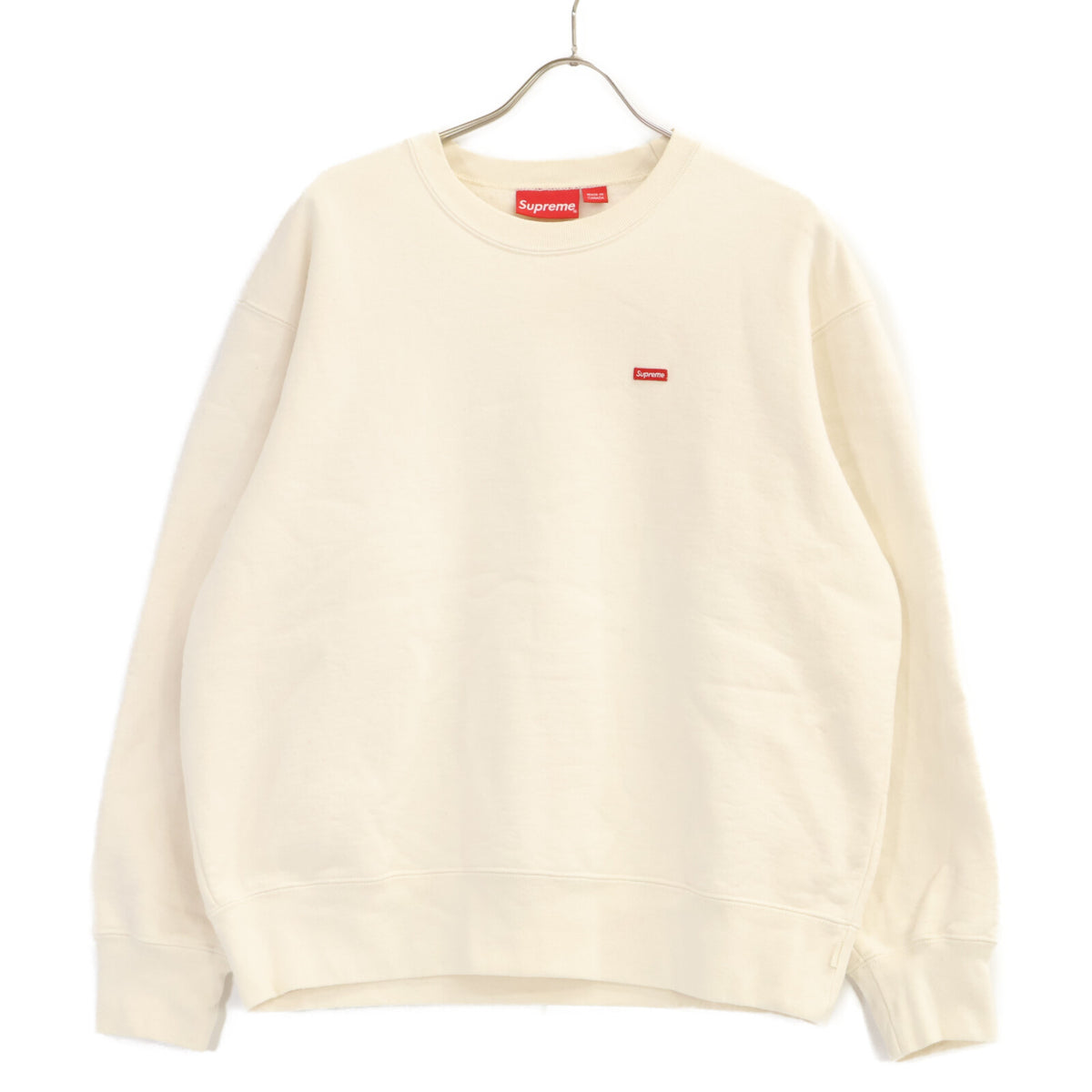 Supreme シュプリーム Small Box Crewneck アイボリー スウェット トレーナ トップス