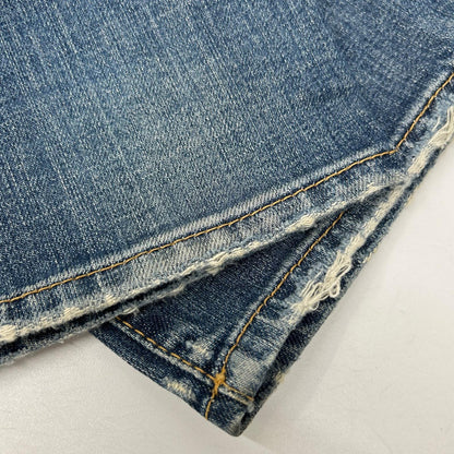 DSQUARED2 ディースクエアード 革パッチ ダメージ加工 デニムパンツ ジーンズ ボトムス
