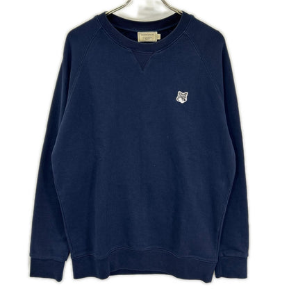 MAISON KITSUNE メゾンキツネ GM00333KM0002 ネイビー スウェットトレーナ トップス