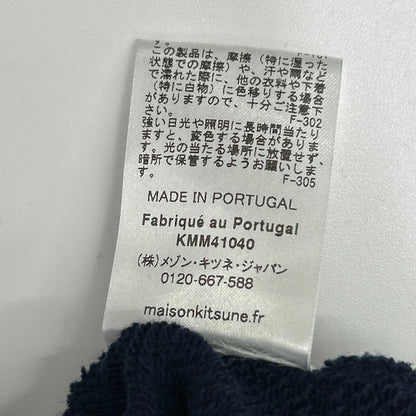 MAISON KITSUNE メゾンキツネ GM00333KM0002 ネイビー スウェットトレーナ トップス