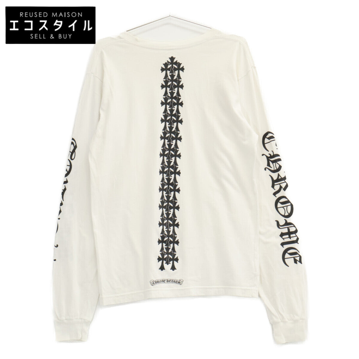 Chrome hearts クロムハーツ 【国内正規】セメタリークロス タイヤトラック 長袖Tシャツ トップス