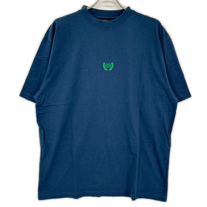 BALENCIAGA バレンシアガ 24年 ネイビー 764235 TSVC9 BBロゴTシャツ トップス