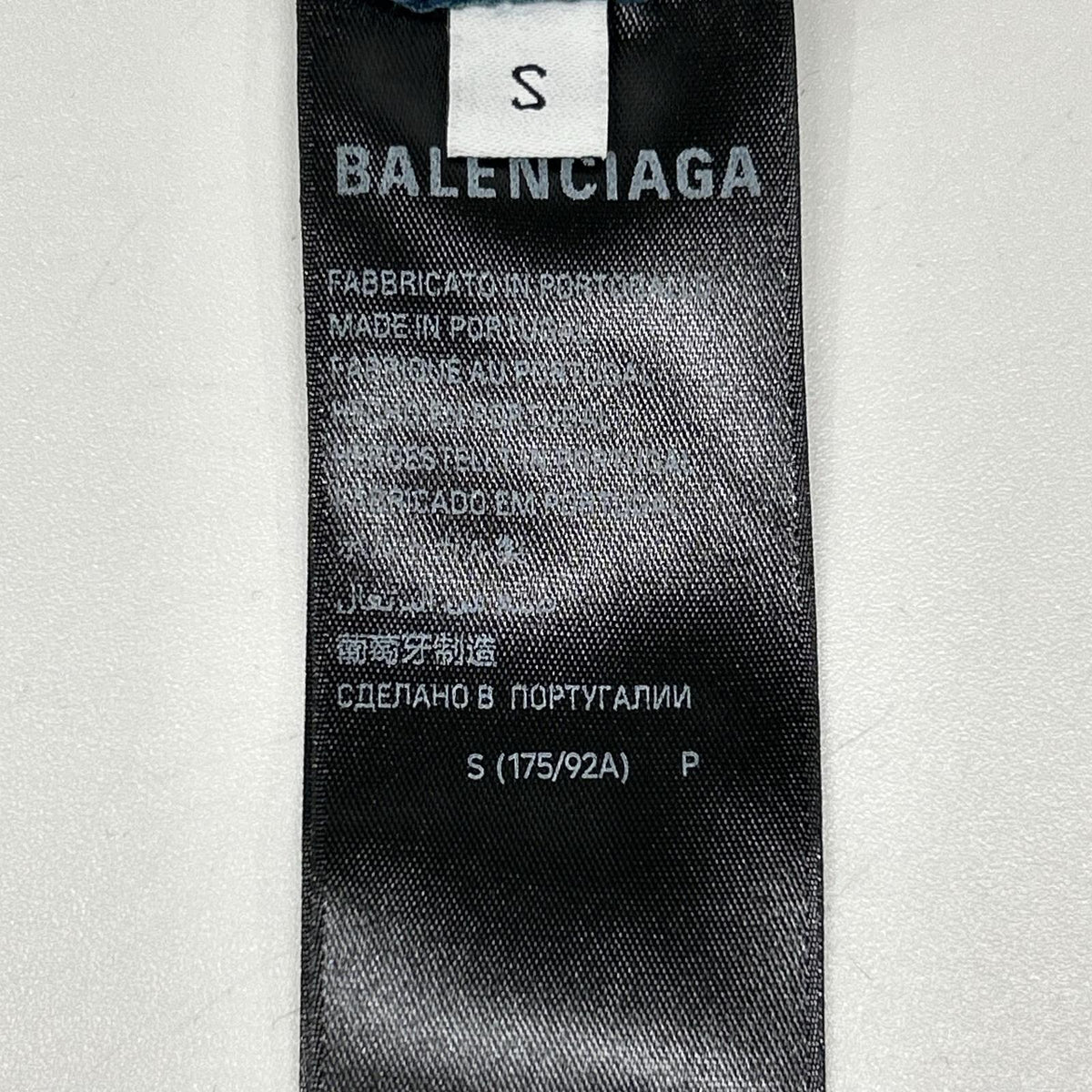 BALENCIAGA バレンシアガ 24年 ネイビー 764235 TSVC9 BBロゴTシャツ トップス