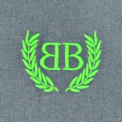 BALENCIAGA バレンシアガ 24年 ネイビー 764235 TSVC9 BBロゴTシャツ トップス