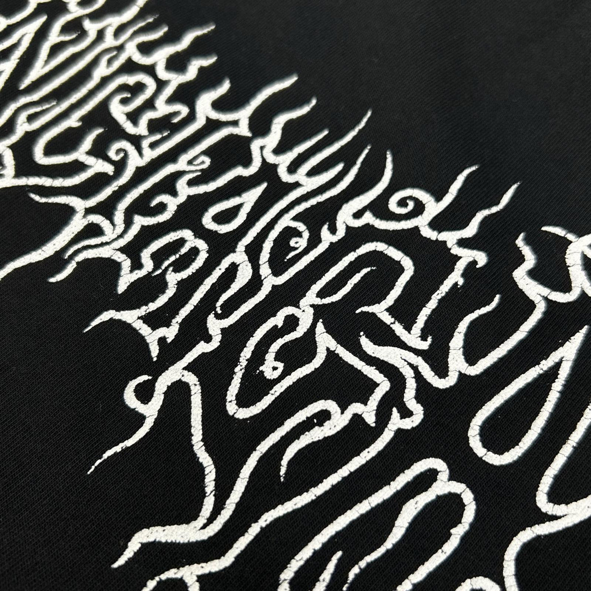 BALENCIAGA バレンシアガ 23年 739028 ブラック ダークウェーブコットンTシャツ トップス