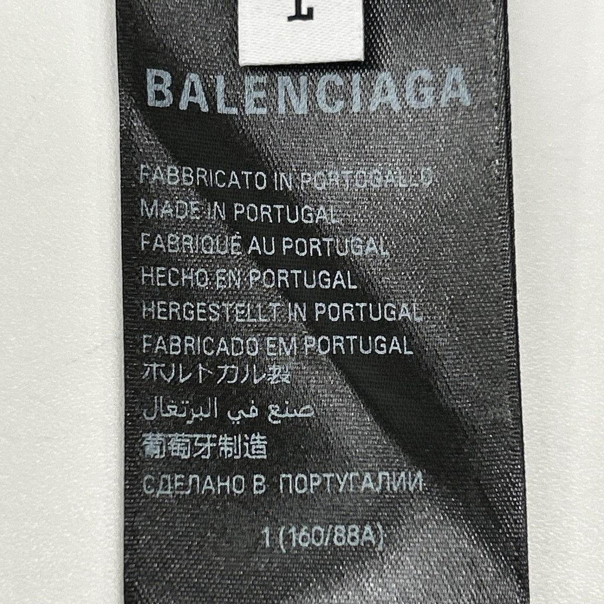 BALENCIAGA バレンシアガ 23年 739028 ブラック ダークウェーブコットンTシャツ トップス