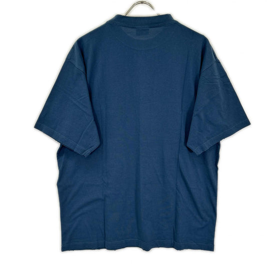 BALENCIAGA バレンシアガ 24年 ネイビー 764235 TSVC9 BBロゴTシャツ トップス