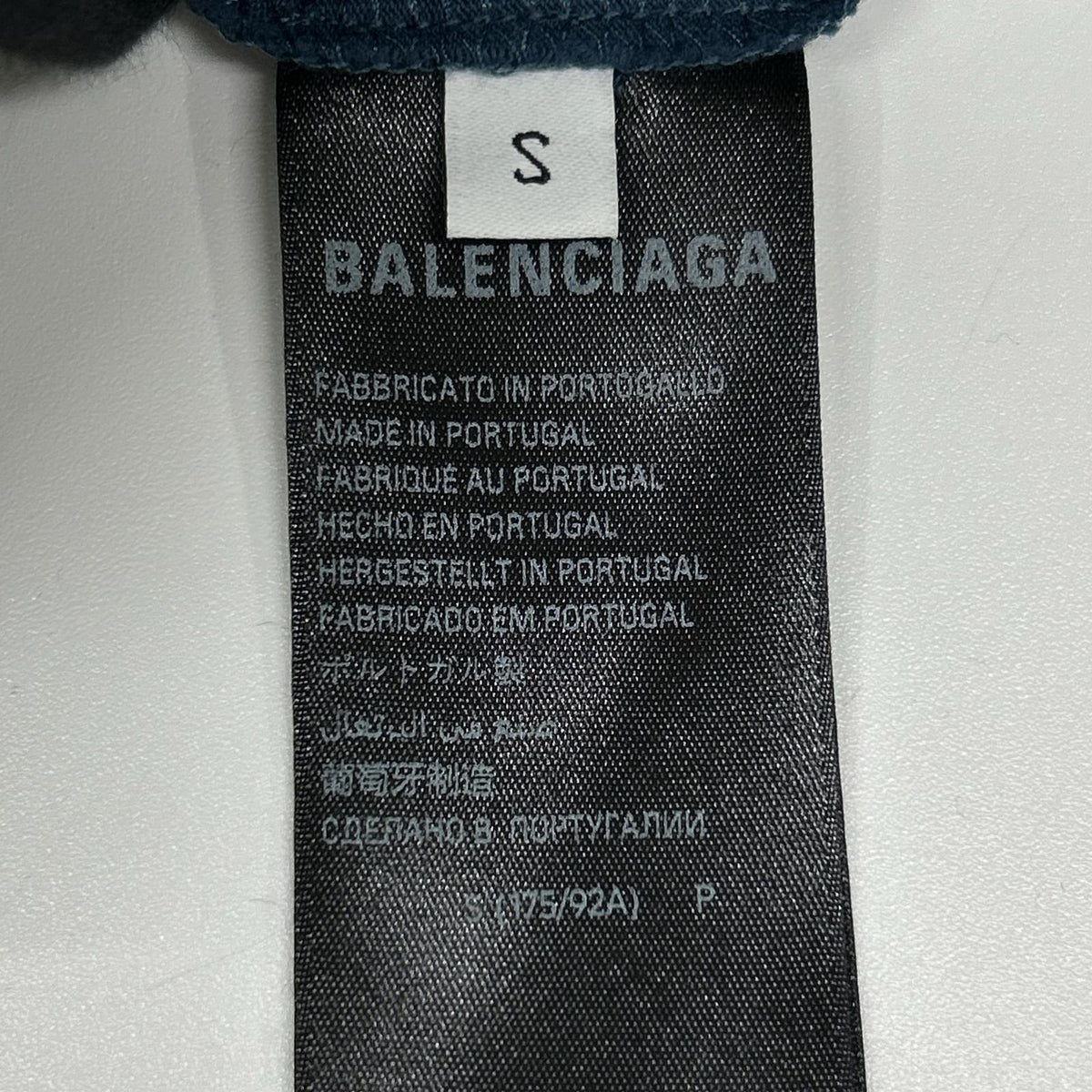 BALENCIAGA バレンシアガ 2024 Navy 764235 TSVC9 BB Logo T-Shirt Top