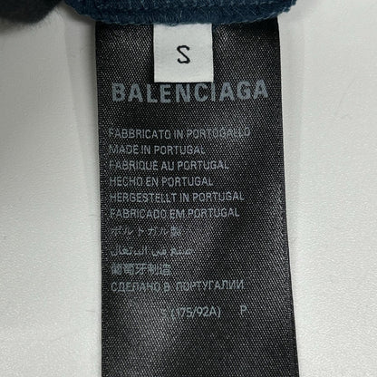 BALENCIAGA バレンシアガ 2024 Navy 764235 TSVC9 BB Logo T-Shirt Top
