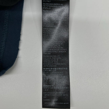 BALENCIAGA バレンシアガ 2024 Navy 764235 TSVC9 BB Logo T-Shirt Top
