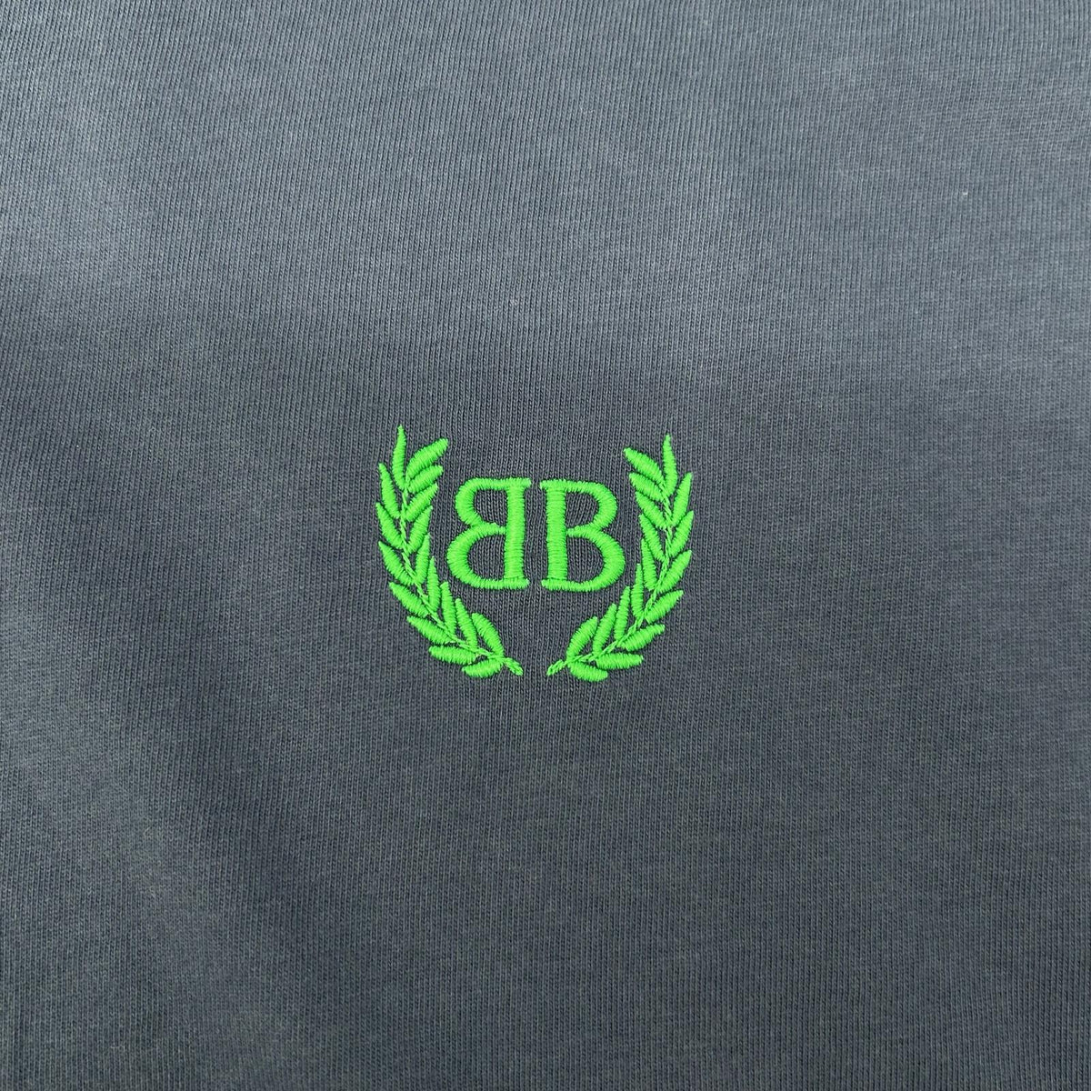 BALENCIAGA バレンシアガ 2024 Navy 764235 TSVC9 BB Logo T-Shirt Top