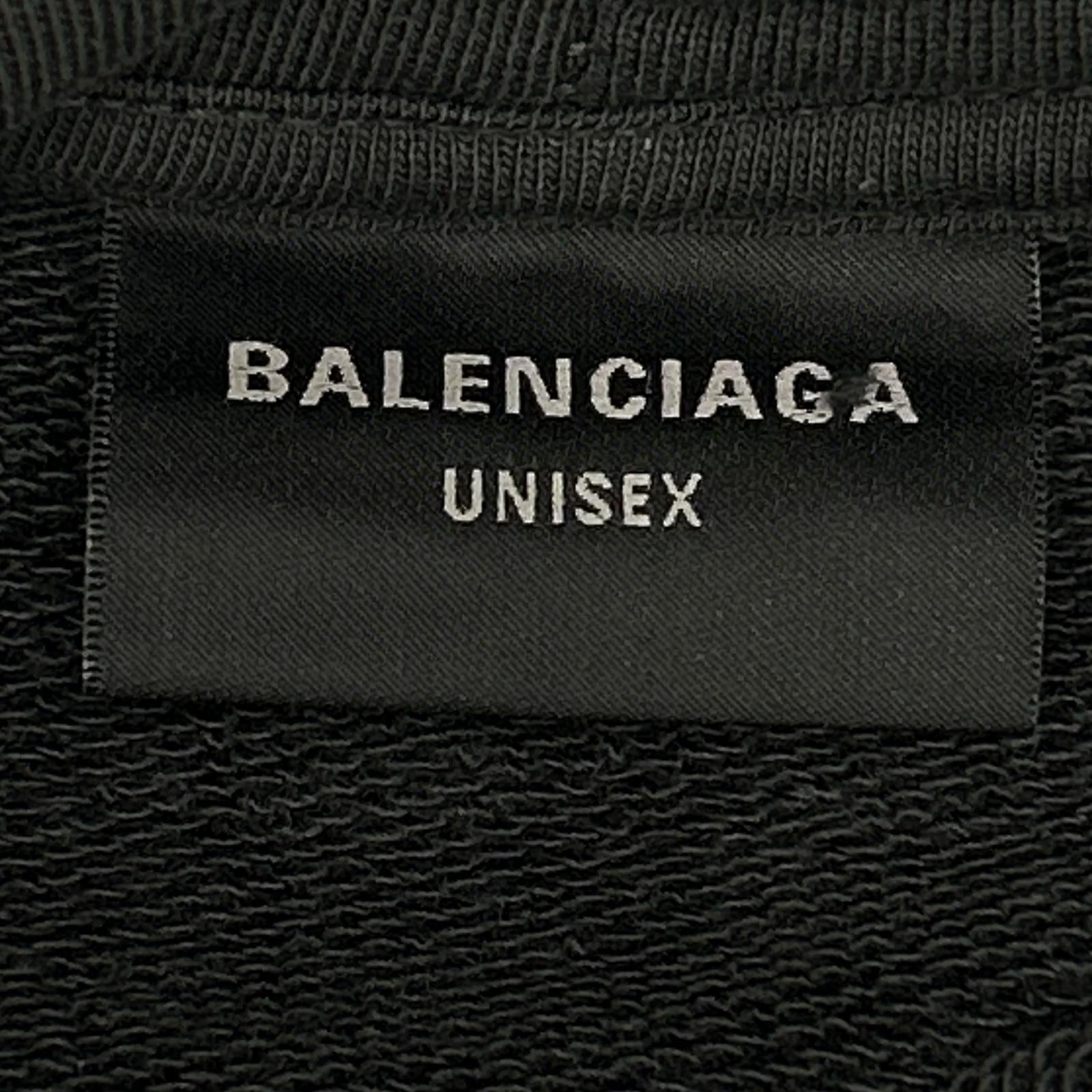 BALENCIAGA バレンシアガ 24AW 803265 ロゴヴィンテージプリントプルオーバーパーカー トップス