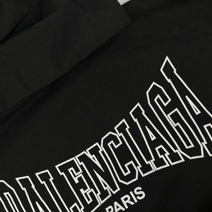 BALENCIAGA バレンシアガ 24AW 803265 ロゴヴィンテージプリントプルオーバーパーカー トップス