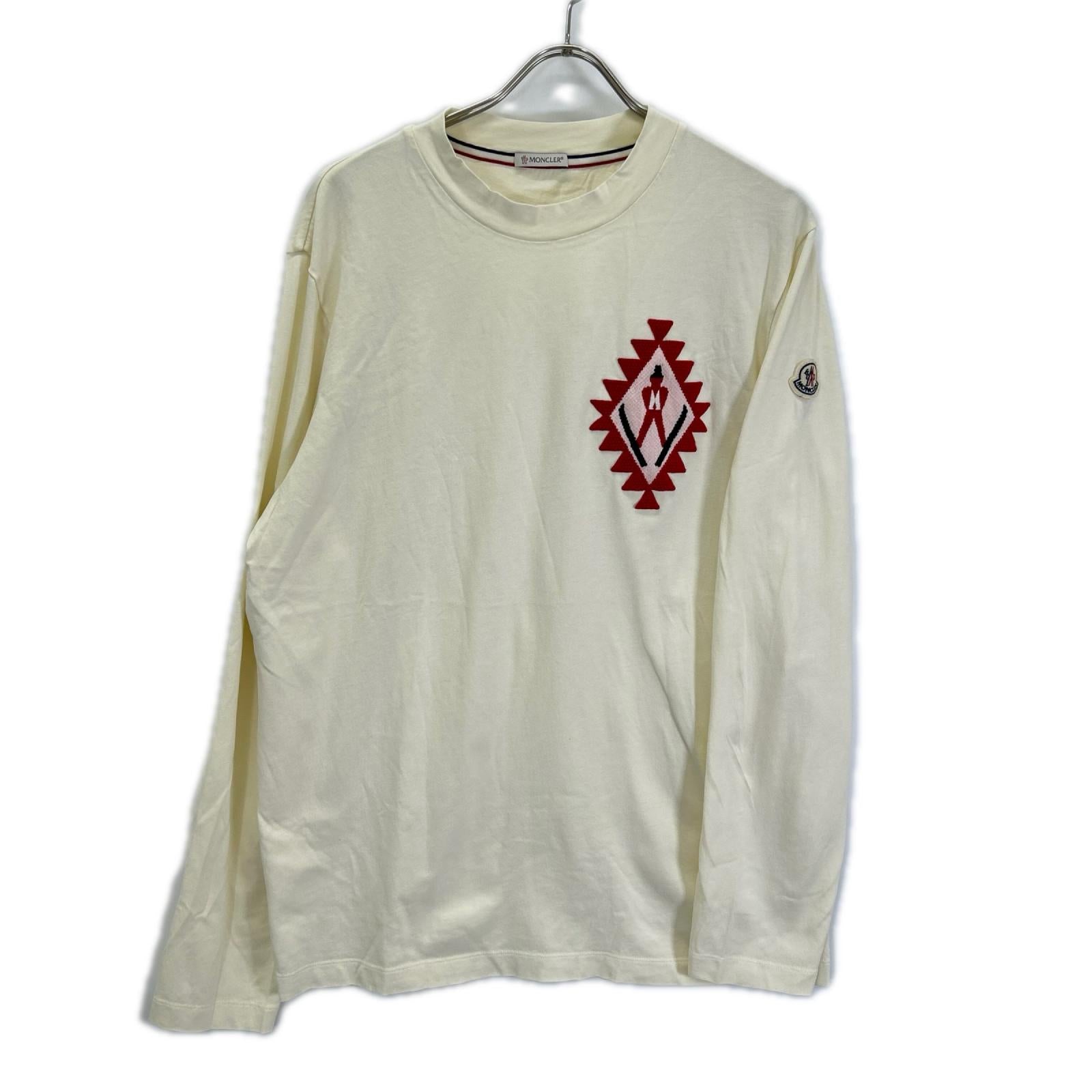 MONCLER モンクレール 22AW ロゴ刺繍 ロングスリーブシャツ トップス