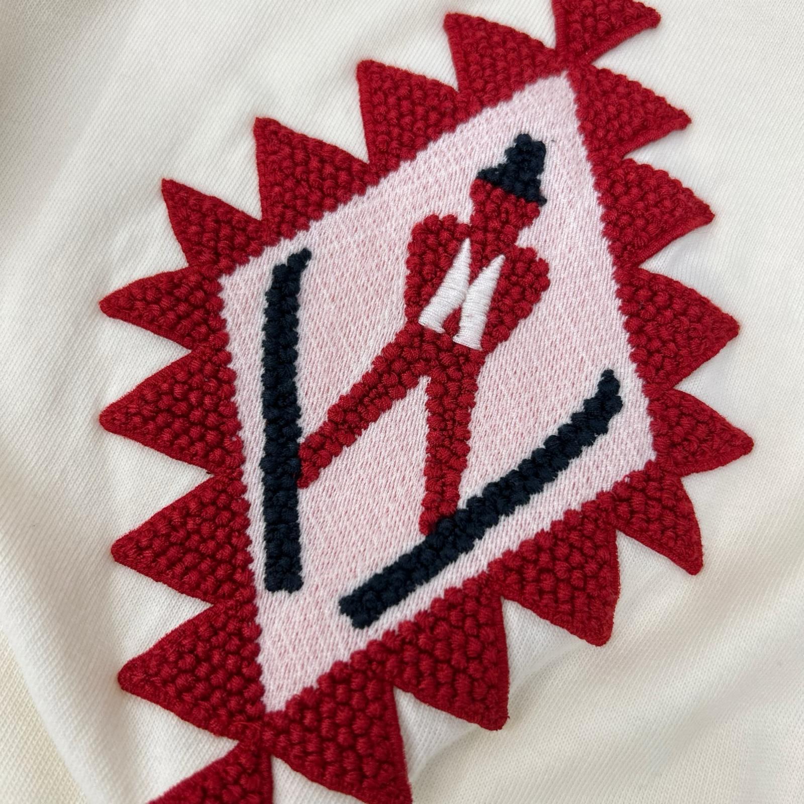 MONCLER モンクレール 22AW ロゴ刺繍 ロングスリーブシャツ トップス
