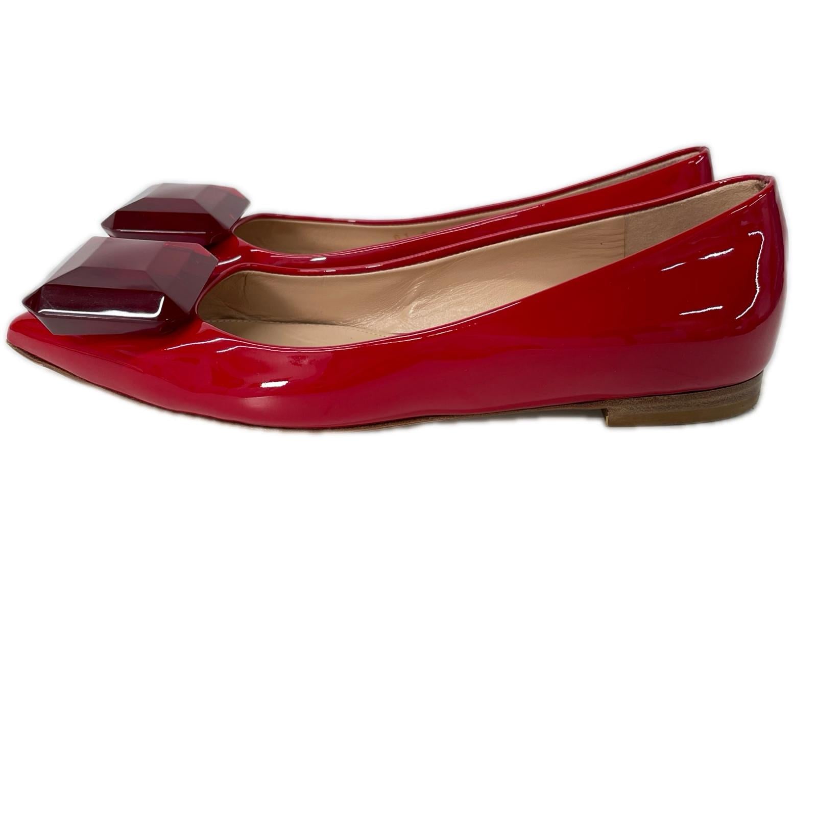 Gianvito Rossi ジャンヴィト・ロッシ G22131 JAIPUR ジャイプール ポインテッドトゥ フラット バレエ シューズ シューズ