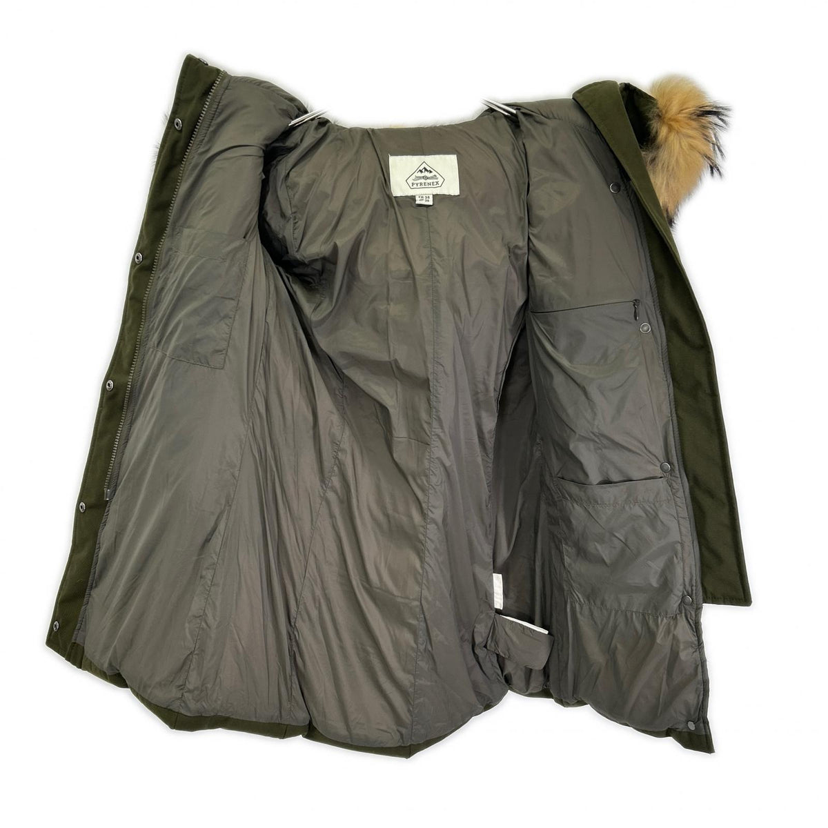 PYRENEX ピレネックス GRENOBLE HWK037 Khaki Grenoble Down Jacket Jacket