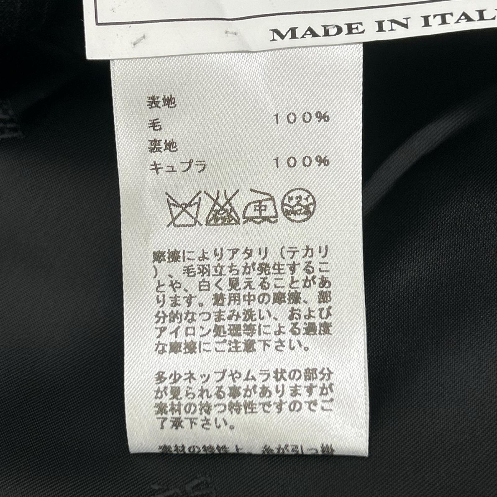HERMES エルメス 14AW A9802 グレー シャドーストライプ SUPER150s 2Bジャケット パンツ セットアップ スーツ セットアップ