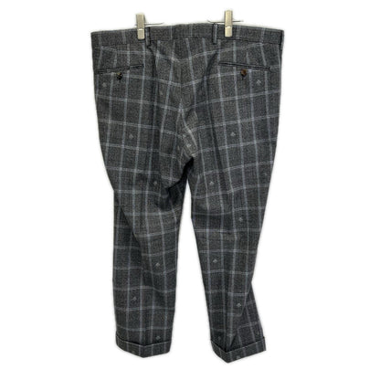 GUCCI グッチ グレー Bee×チェック 2Pスーツ セットアップ　552806 スーツ セットアップ