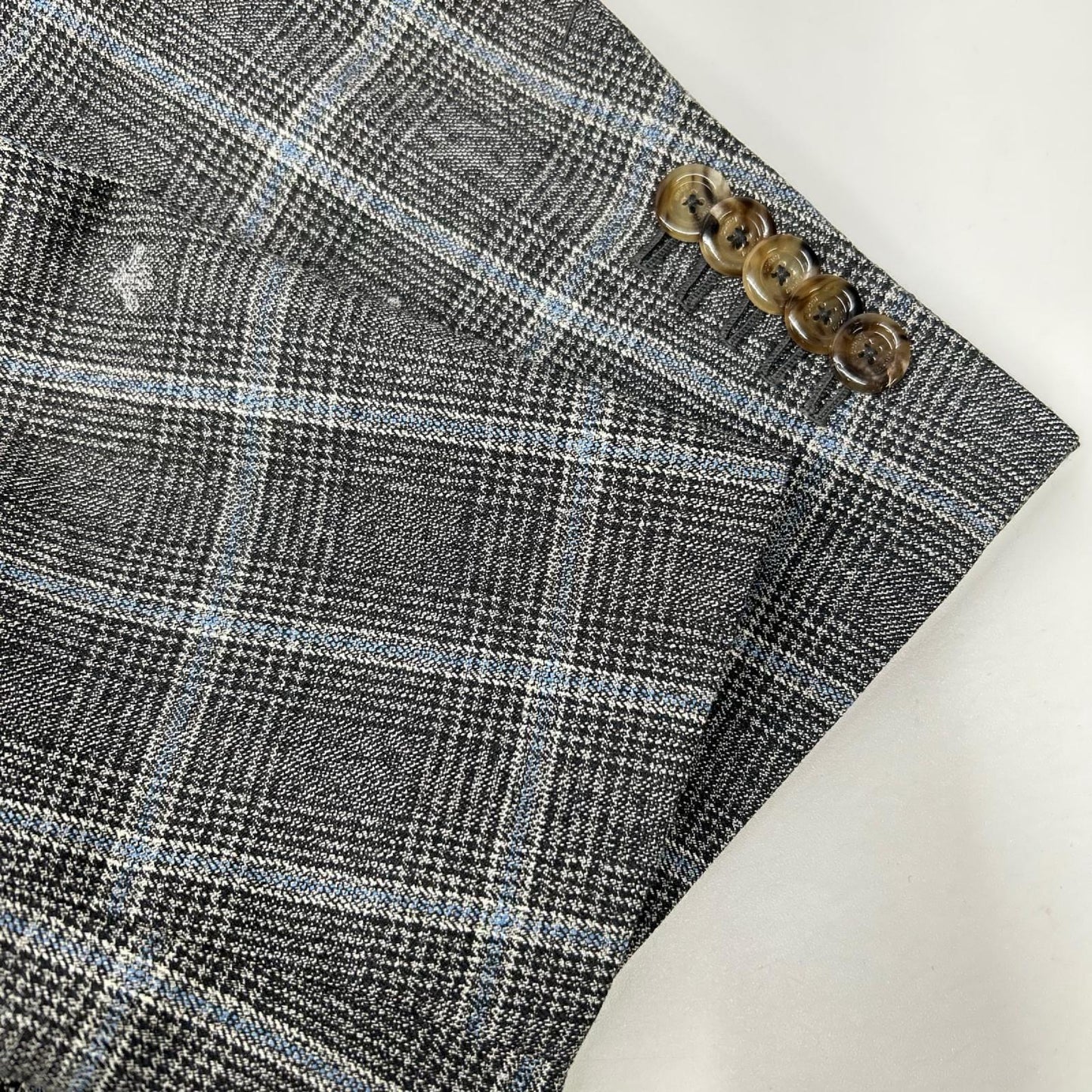 GUCCI グッチ グレー Bee×チェック 2Pスーツ セットアップ　552806 スーツ セットアップ
