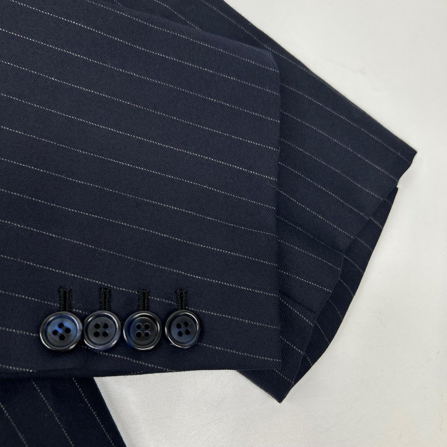 Brioni ブリオーニ ネイビー BRUNICO ストライプ 2Pスーツ テーラードジャケット ジャケット