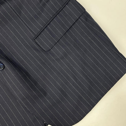 Brioni ブリオーニ ネイビー BRUNICO ストライプ 2Pスーツ テーラードジャケット ジャケット