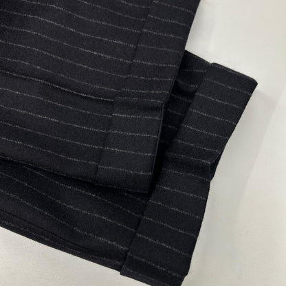 HERMES エルメス 14AW ネイビー ストライプ ヴァージンウール100 3Bジャケット パンツ スーツ セットアップ スーツ セットアップ