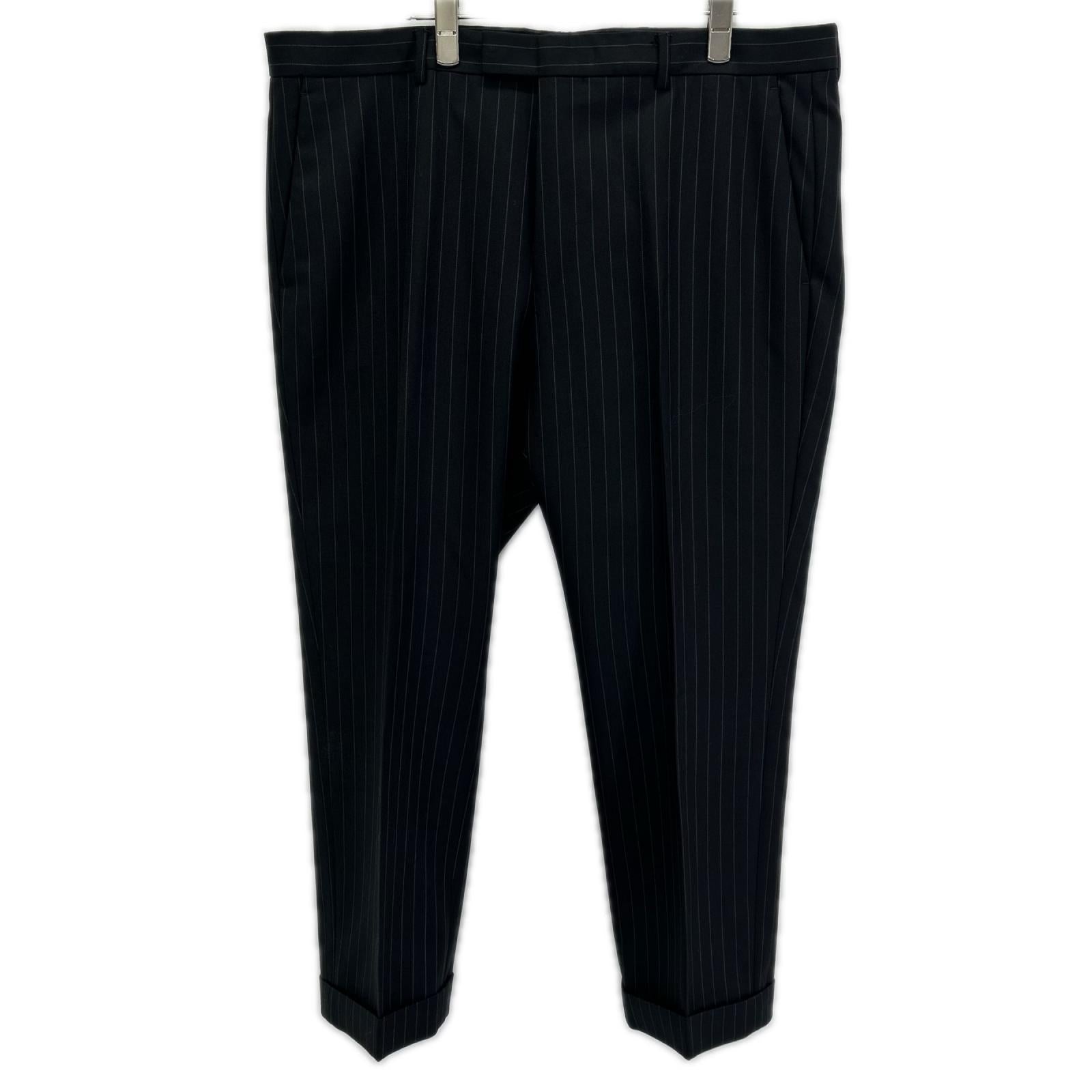 GUCCI グッチ ブラック ストライプ 3Pスーツ セットアップ　519503 スーツ セットアップ